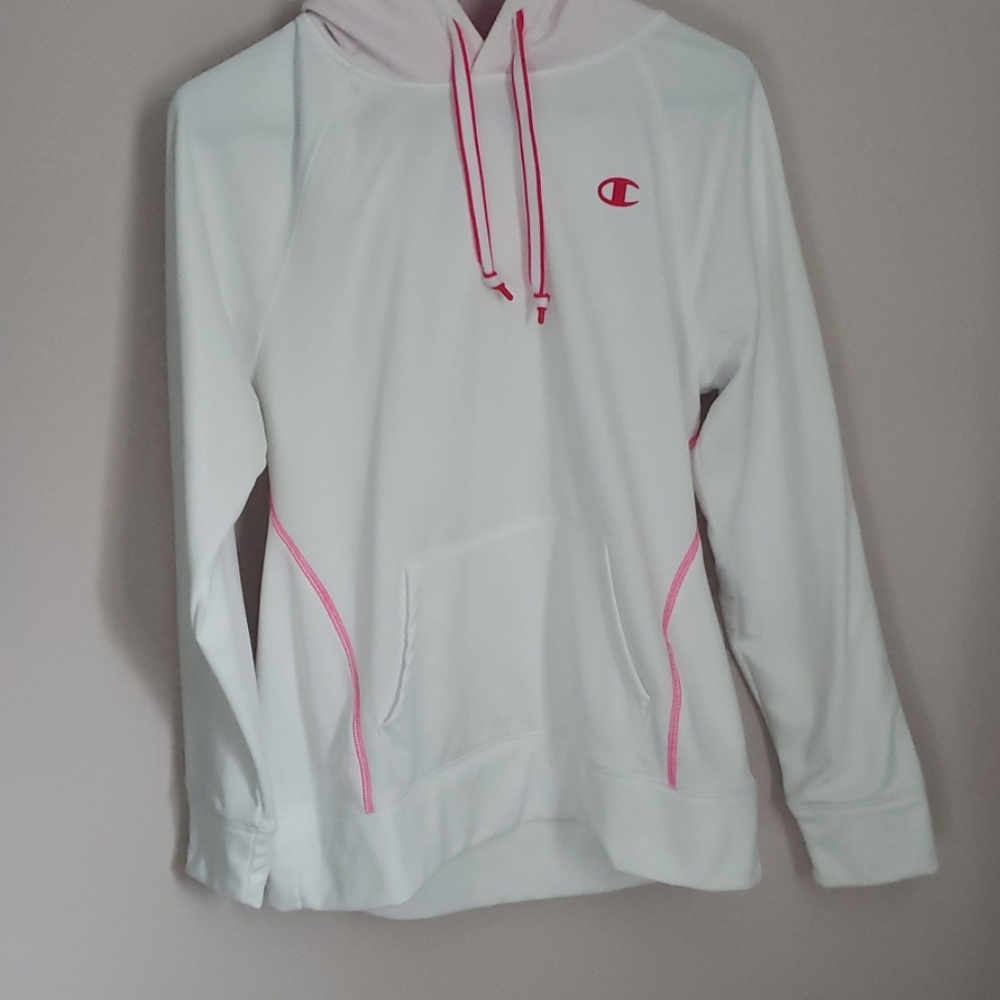 New Champion white and pink athletic wear size M